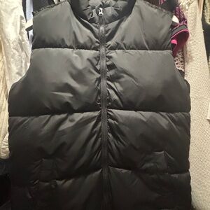 Kids boys Black Puffer Vest